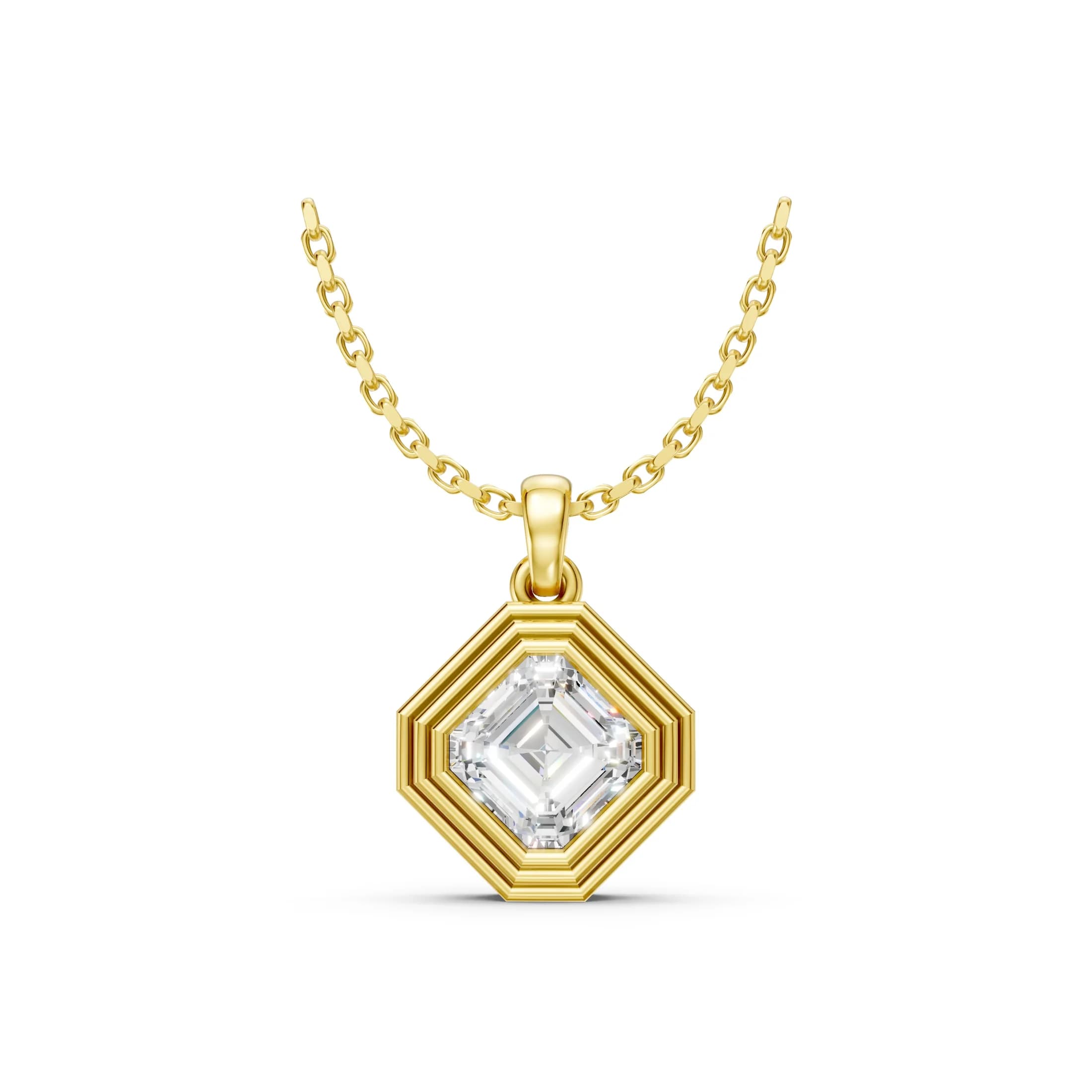 Solenne Asscher Necklace jewellery