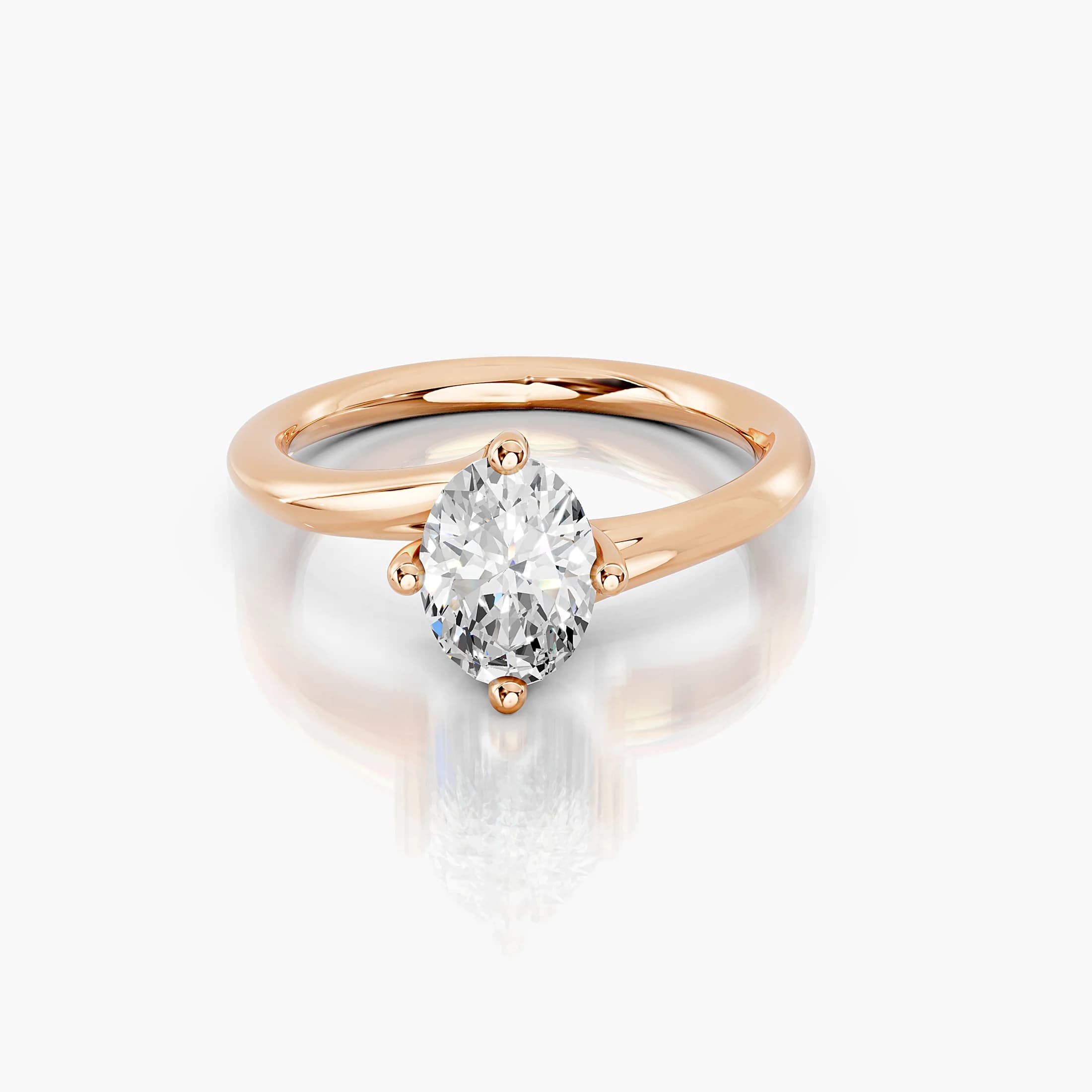 Aveline Oval Solitaire Engagement Ring jewellery
